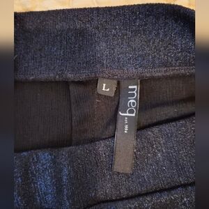 Meg Midnight Blue Shimmer Wide Leg Pant